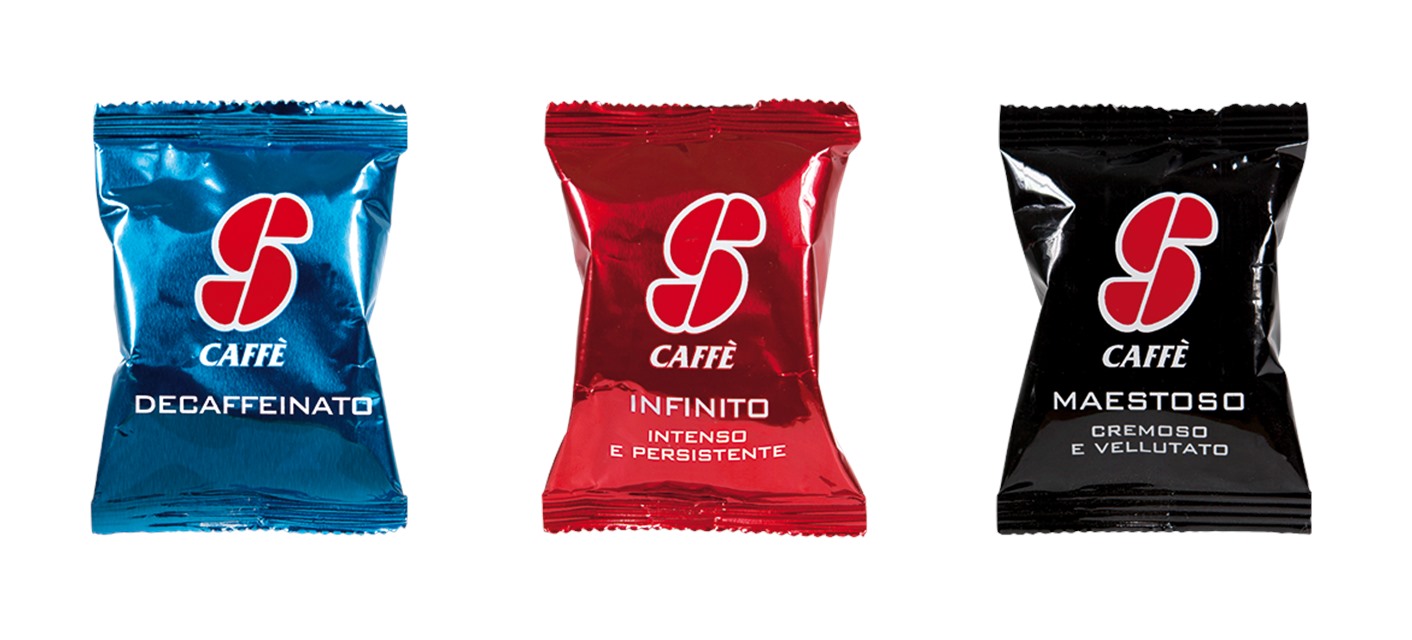 Capsule Essse Caffè — Decaffeinato, Infinito e Maestoso