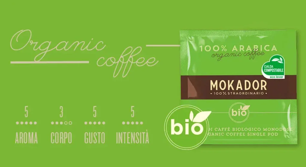 Cialda Mokador 100% Arabica Bio