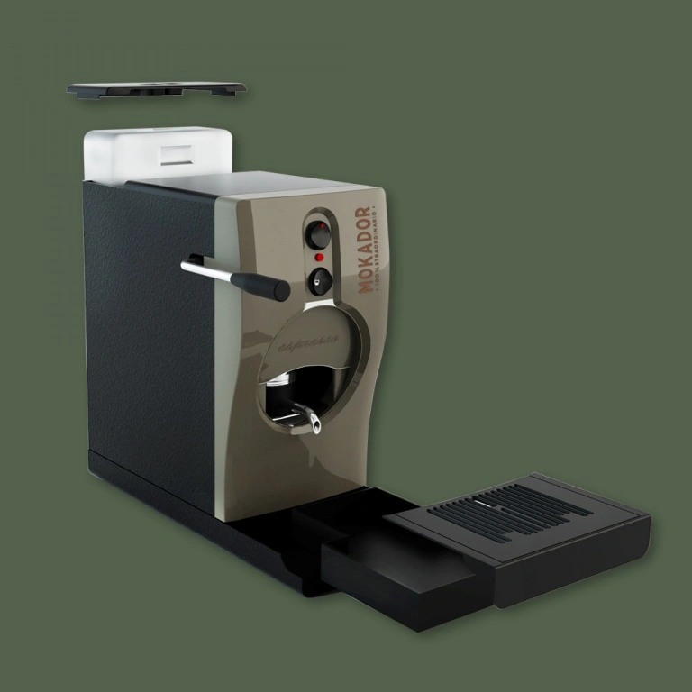 Macchina Elle Mokador — dettaglio design italiano